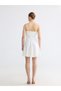 LCW Comfort White Solid-Color Slim-Fit Square-Neck Mini Dress—The ALITA CITY Difference - 6