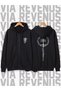 Lord of the Rings Unisex Front Zippered Hooded Cardigan with Front and Back Prints