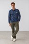 New Season Men's Regular Fit Two-Ply Polo Collar Sweatshirt - 2