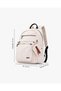 Women's 13.3-Inch Laptop Backpack, Water-Repellent, Multiple Compartments, with Mini Wallet, College Style - 6