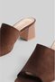 Mules Σουέτ Soft Square Toe - 2