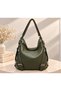 New Casual Model Quality Soft Leather Multi-Section Large Size Back and Shoulder Bag - 3