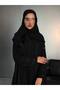 A Luxurious Abaya with Intricate Cutwork Patterns. - 6