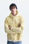 Boxy Fit Lettered Hooded Sweatshirt - 6