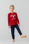 100% Cotton Long Sleeve Boy Pajamas Set - 3