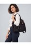Quilted Women's Backpack and Shoulder Bag: 3-in-1, Water-Repellent, Multiple Compartments - 2