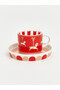 Quality Pieces from Çelebi Store 2-Piece Embroidered Coffee Cup Set - 5
