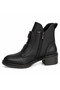 Marven Black Genuine Leather Women's Boots - 3
