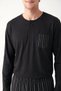 Men's Collared Buttoned Combed Cotton Pajama Set - 2
