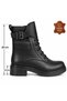 Velsa Black Genuine Leather Women's Boots - 5