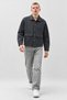 Men's Premium Charcoal Grey Jacket with Two Pockets and Buttons - 4