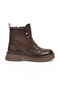 Women's Zip-Up Boots 354246 Coffee-Brown - 2