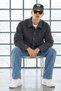 Men's Oversized Transitional Charcoal Grey Jacket with Pockets - 5