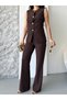Women's Mixed-Button Vest Set and Pants—Exclusive Design, Stylish Two-Piece Set - 2