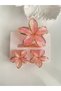 HAIR CLIP - 3-PIECE SET, DARK PINK LOTUS FLOWER HAIR CLIPS (1 PIECE 8 CM, 2 PIECES 4 CM) - 5