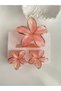 HAIR CLIP - 3-PIECE SET, DARK PINK LOTUS FLOWER HAIR CLIPS (1 PIECE 8 CM, 2 PIECES 4 CM) - 7