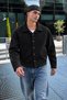 Men's Melton Shirt Collar Button-Up Jacket with Pockets for Everyday Wear - 2