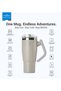 Temp Guard Vacuum Insulated Travel Mug – 180° Rotating Handle Tumbler, 24H Cold & 12H Hot, 950ml -Light Gray - 6