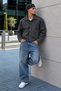 Men's Melton Shirt Collar Button-Up Jacket with Pockets for Everyday Wear - 6