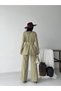 Women's Belt Detail Jacket and Pants Set—Stylish, Modern-Cut Two-Piece Set - 4