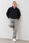 Men's Wool-Look Short Casual Jacket with Pockets and Buttons - 5