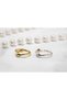 Custom-Designed Silver-Toned Minimalist Ring BEZOSS