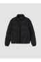 Trendy Picks from Kübra Butik: Relaxed Fit, Mock Neck, Leather-Look Jacket - 6