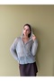 Hooded, Lace-Like Knit, Cable-Knit, Drawstring-Closure Cardigan