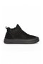 Men's Genuine Leather Zip-Up Boots 26K554 Black Nubuck - 2