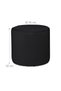 Black Side Table with Stool - 5