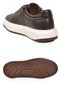 Men's Genuine Leather Sneakers 272304 Brown - 5