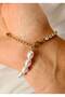 Pearl Waterway İnciyolu Elegant Gold-Toned Stainless Steel Bracelet - 3