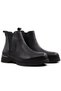 37154 Genuine Leather Black Women's Boots - 5