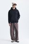 Oversize back printed sweatshirt