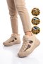 Winter-Ready, Comfortable, Flexible Kids' Boots with Velcro Closure—Nexo 2280 Beige - 3