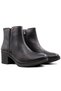 92168 Genuine Leather Black Women's Boots - 5