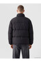 Trendy Picks from Kübra Butik: Relaxed Fit, Mock Neck, Leather-Look Jacket - 5