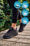 Men's Wesley Sneakers, Black-Black