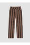 Trendy Picks from Kübra Butik: Striped Straight-Fit Women's Jeans - 6