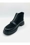 AC669264-01 Women's Casual Boots with Flexible Rubber Sides and Short Cuffs - 5