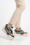 Unisex Sneakers 26106 Beige-Black