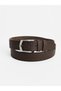 Trendy Picks from Kübra Butik: Faux Leather Men's Belt with Metal Buckle - 2