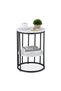 Marble Look Side Table