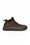 Men's Genuine Leather Zip-Up Boots 26K554 Brown Nubuck - 2