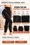 Colanți din pluș cu elastic și agrafă efect modelator - 3