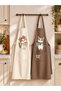 Premium Kitchen Apron Set - Paticino 2-Piece Cat-Printed Kitchen Apron Set