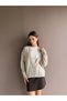 Button Detailed Oversize Cardigan - 3