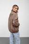 Khaki Oversized Puffer Coat Bomber Jacket - 8