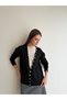 Button Detailed Oversize Cardigan - 4