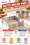 Set of 2 Adjustable Cake Pans: Round 15–30 cm, Square, Rectangular 24x24–38x24 cm, Height 8 cm - 2